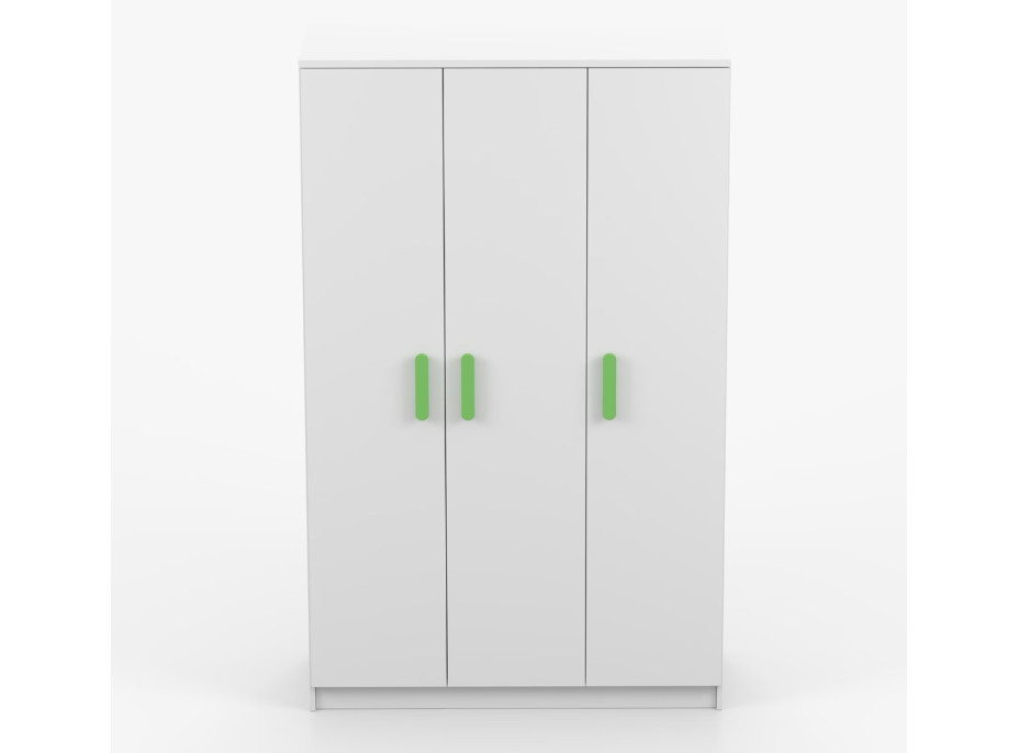 Šatníková skriňa SMYK 120 - biela (viac variant)
