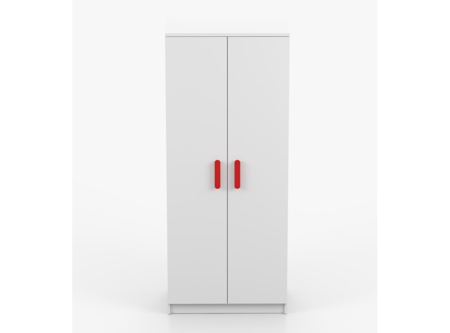 Šatníková skriňa SMYK 80 - biela (viac variant)