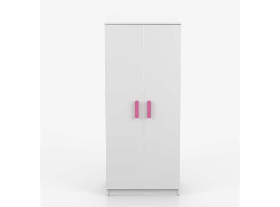 Šatníková skriňa SMYK 80 - biela (viac variant)