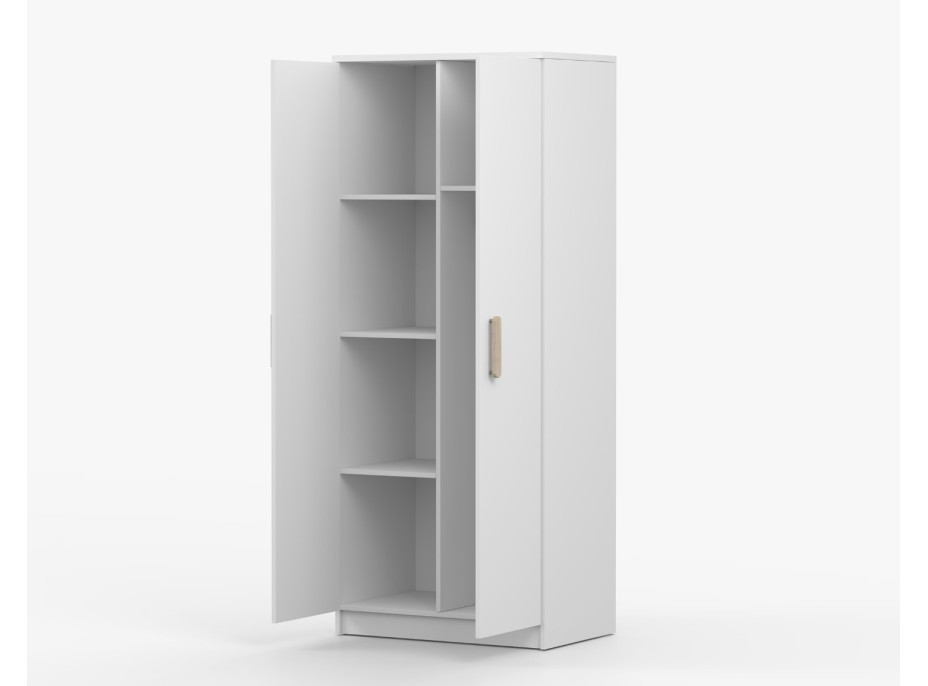 Šatníková skriňa SMYK 80 - biela (viac variant)