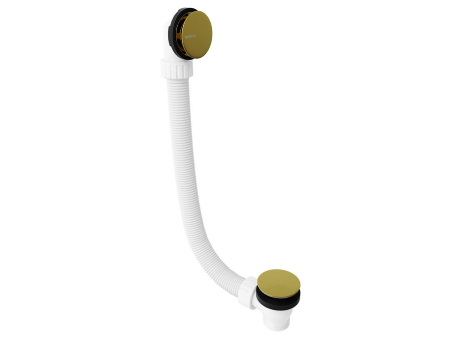 Polysan Vaňová súprava bez napúšťania, click-clack, dĺžka 1200mm, zátka 72mm, zlato mat 71858.91