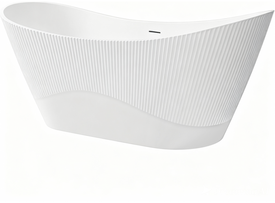 Voľne stojaca akrylátová vaňa Rea ATENA 170x73 cm - biela