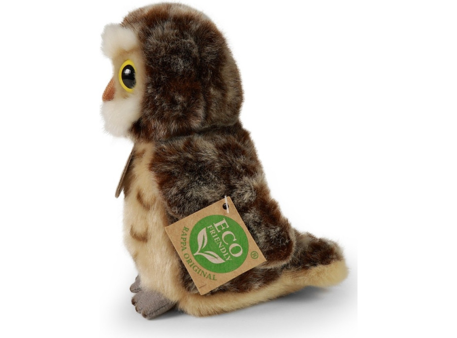 Rappa Plyšová sova 16 cm ECO-FRIENDLY