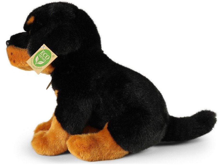 Rappa Plyšový pes rotvajler 30 cm ECO-FRIENDLY