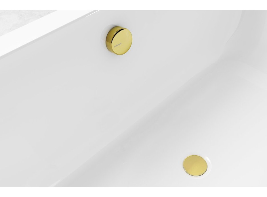 Polysan Vaňová súprava, bovden, dĺžka 1200mm, zátka 72mm, zlato 71856.90