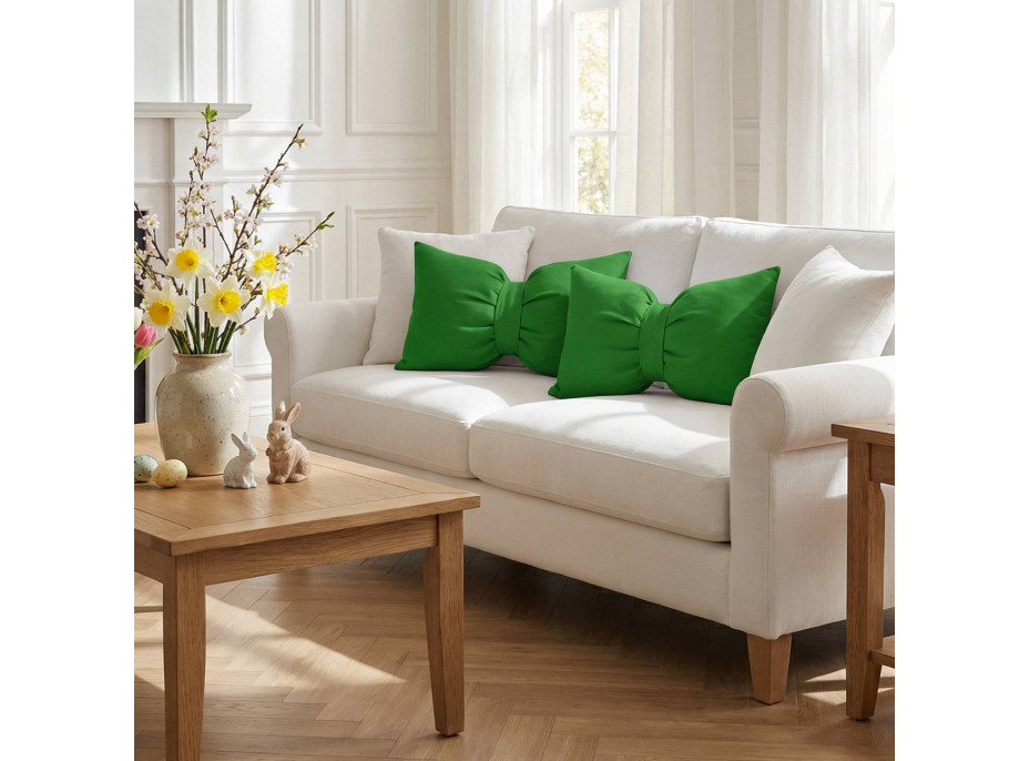 Dekoračný vankúš GLAM 30x50 cm - zelený