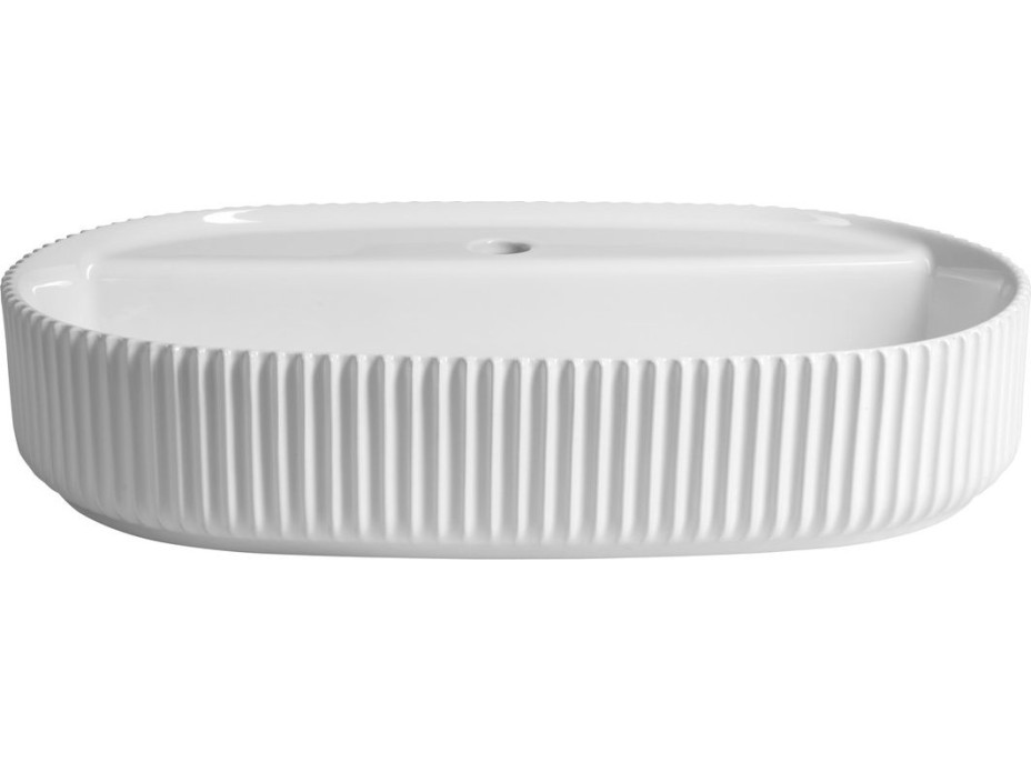 Isvea SINTESI keramické umývadlo na dosku, 60x40cm, biela 10SI65060