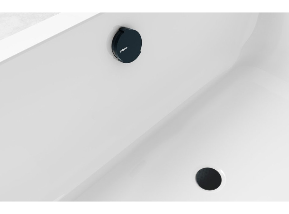 Polysan Vaňová súprava s napúšťaním, bovden, dĺžka 600mm, zátka 72mm, gun metal 71851.60