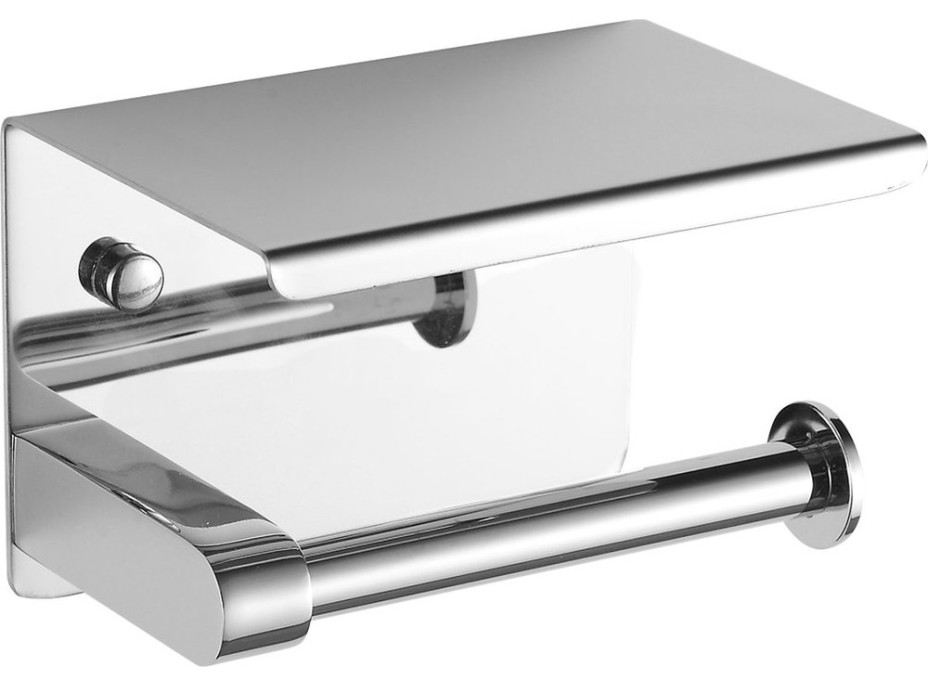 Sapho Držiak toaletného papiera s poličkou, chróm UN1197C