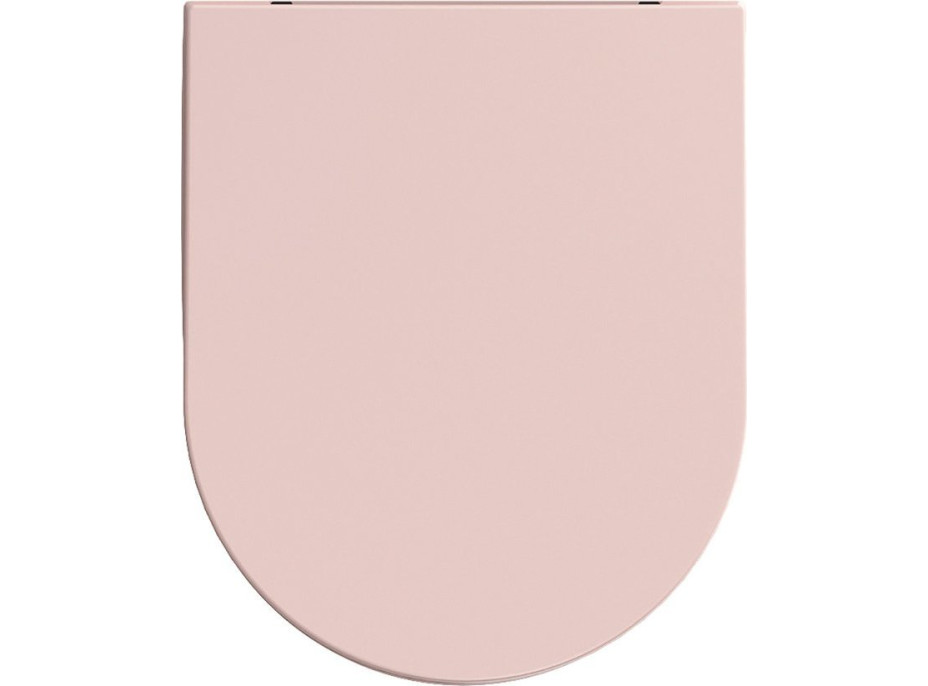 Isvea INFINITY WC sedátko, SLIM, Soft Close, Easy Take, ružová Salmon 40KF0541I