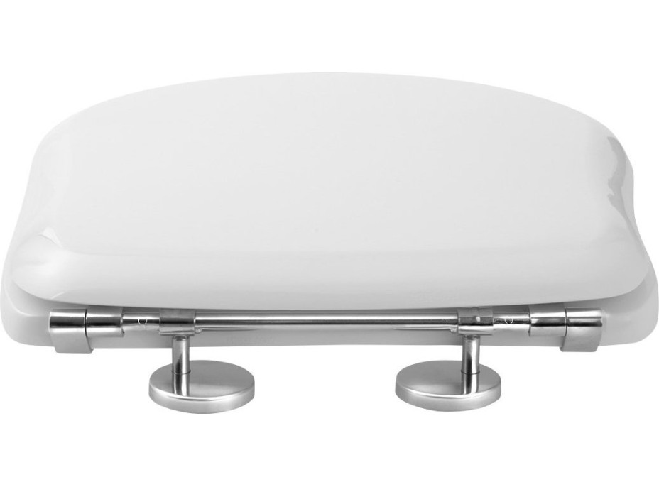 Kerasan RETRO WC sedátko, biela/chróm 109001N