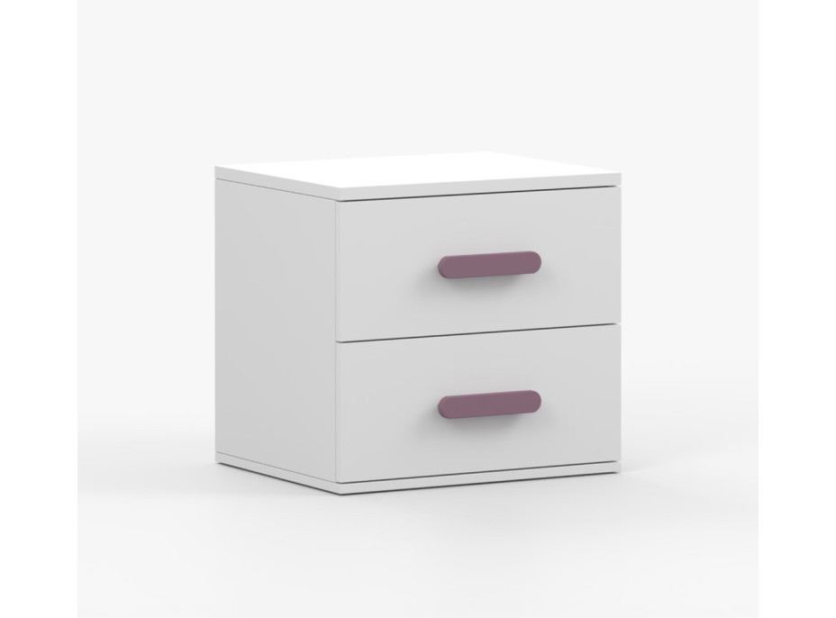 Nočný stolík SMYK - biely (viac variant)