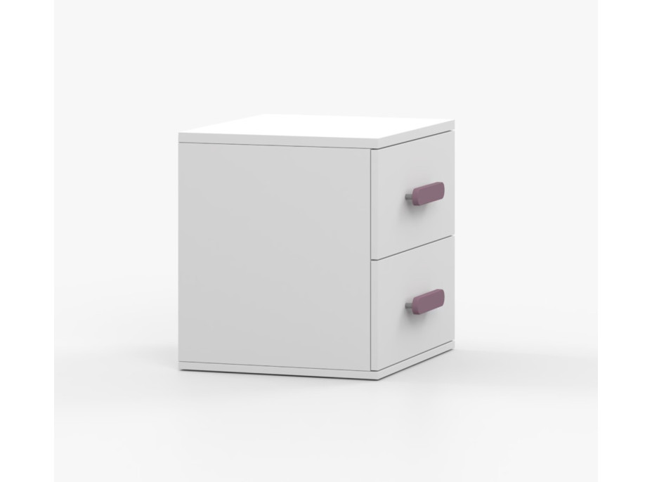 Nočný stolík SMYK - biely (viac variant)