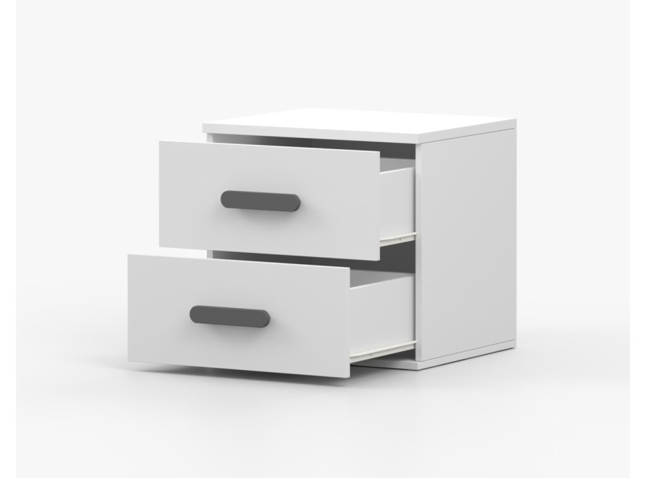 Nočný stolík SMYK - biely (viac variant)