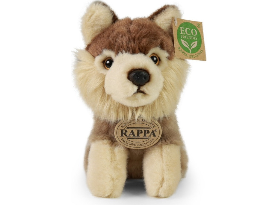 Rappa Plyšový vlk sediaci 16 cm ECO-FRIENDLY