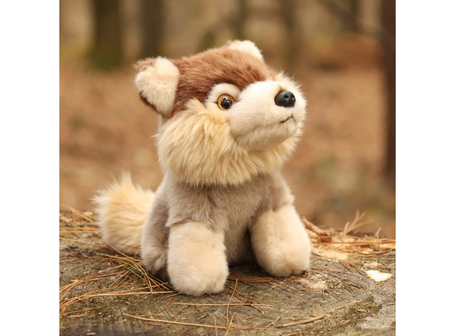 Rappa Plyšový vlk sediaci 16 cm ECO-FRIENDLY