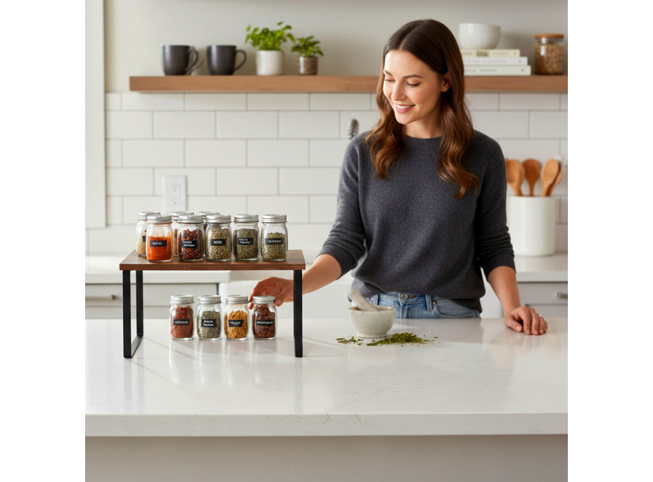 Polička do kuchyne GINGER MAX rustic