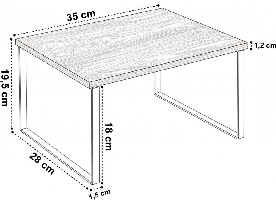 Polička do kuchyne GINGER MAX rustic