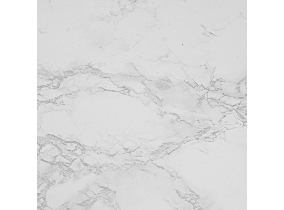 Kovová barová stolička FLINT White - biela/biely mramor