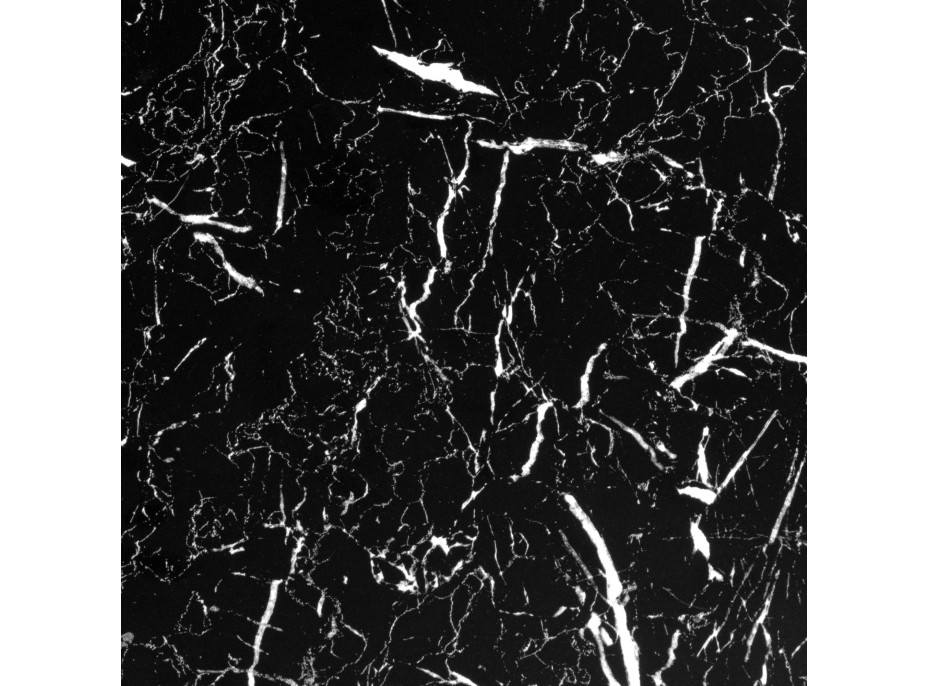 Kovová barová stolička FLINT Black - čierna / čierny mramor