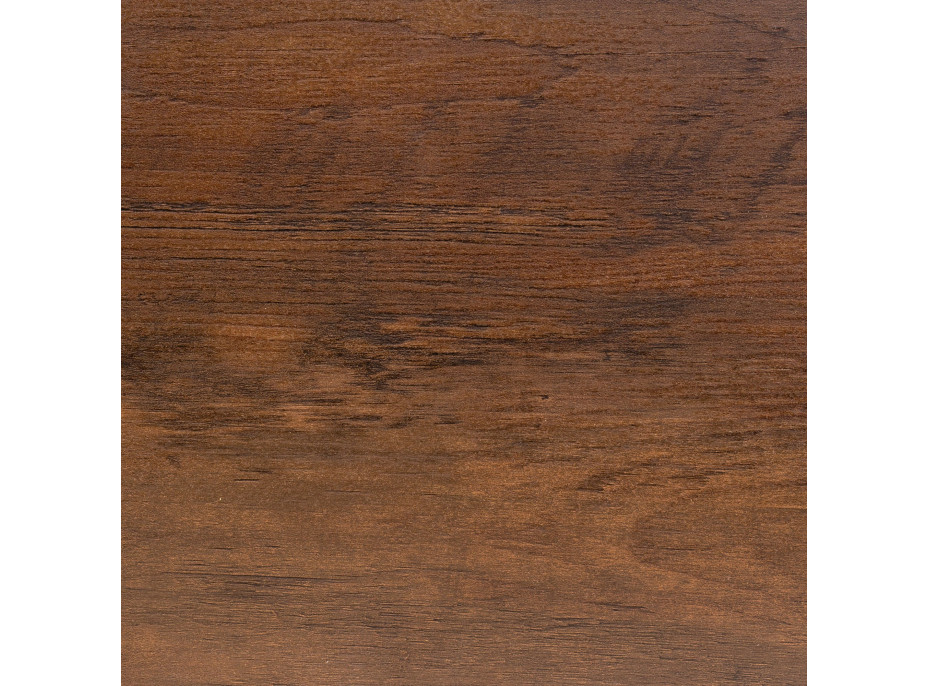 Kuchynský regál na koreničky CEZAR Wood - hnedý/čierny