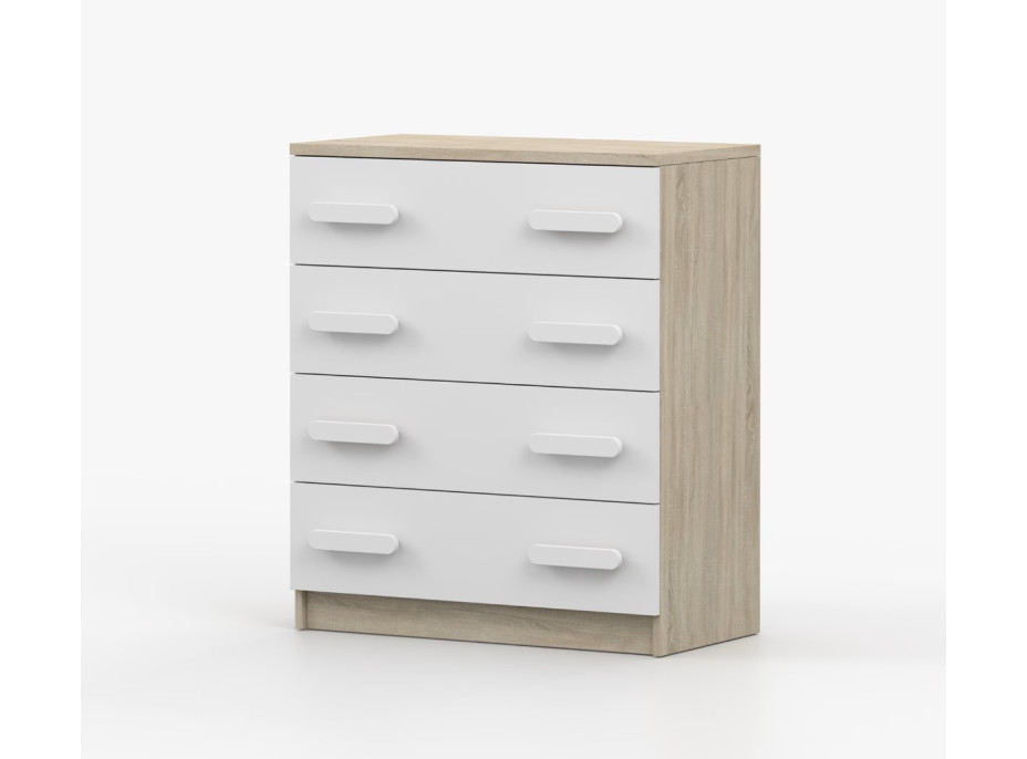 Komoda SMYK - dub sonoma/biela (viac variant)
