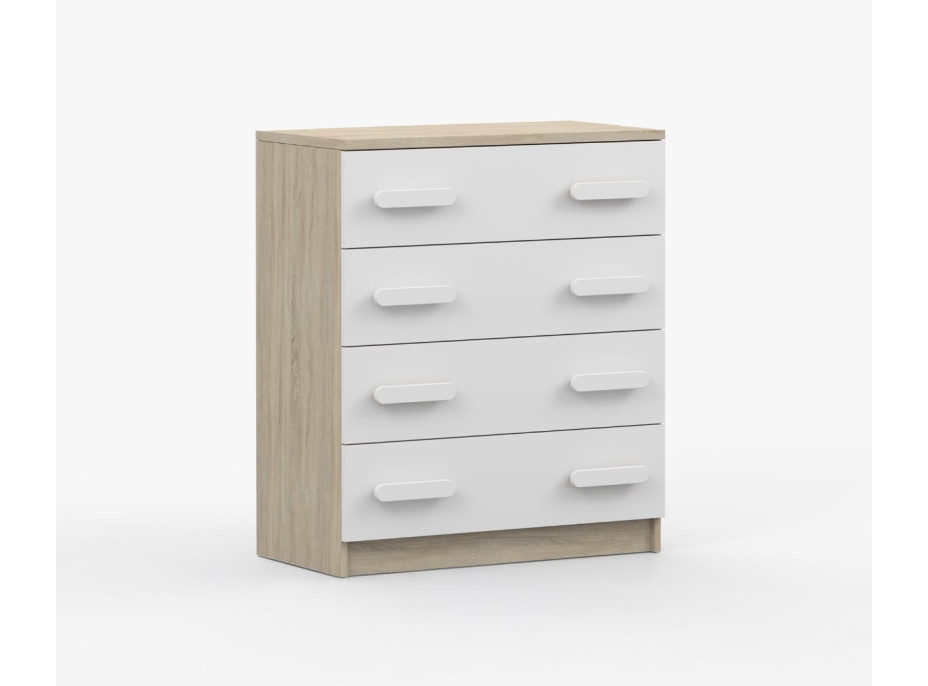 Komoda SMYK - dub sonoma/biela (viac variant)
