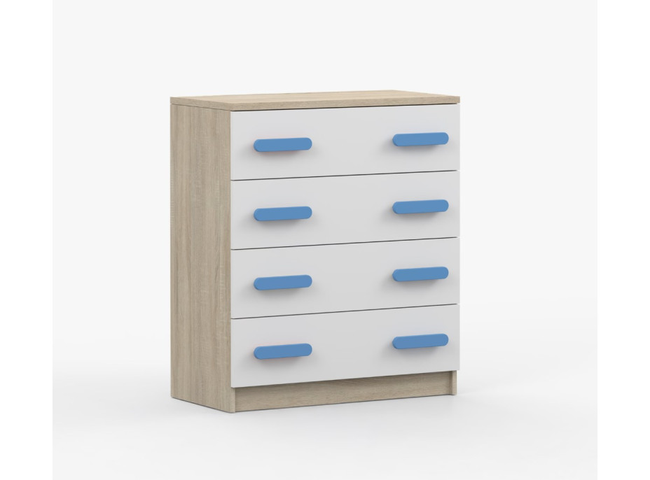 Komoda SMYK - dub sonoma/biela (viac variant)