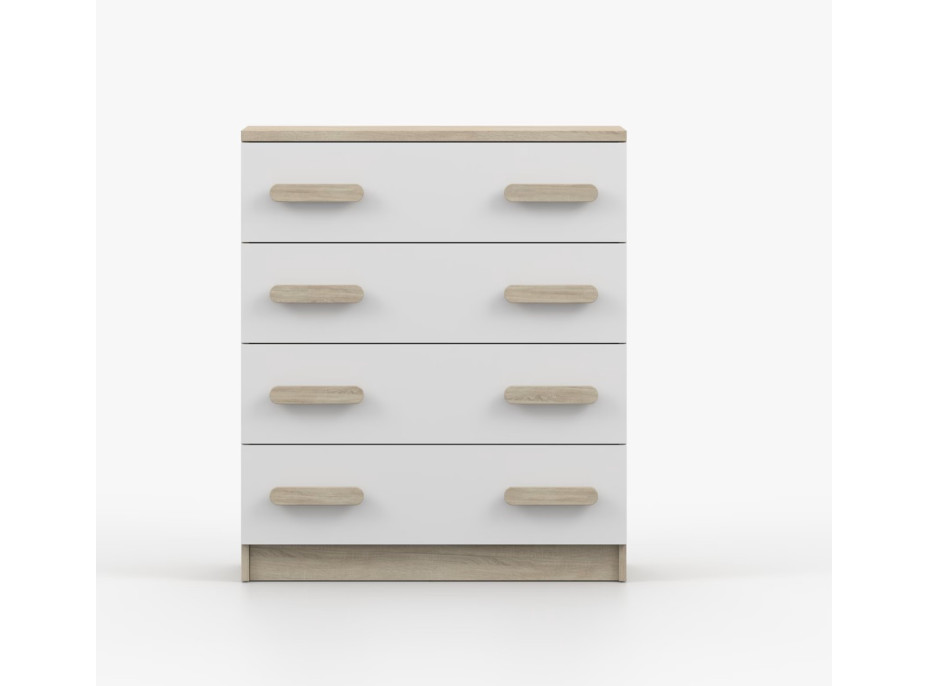 Komoda SMYK - dub sonoma/biela (viac variant)