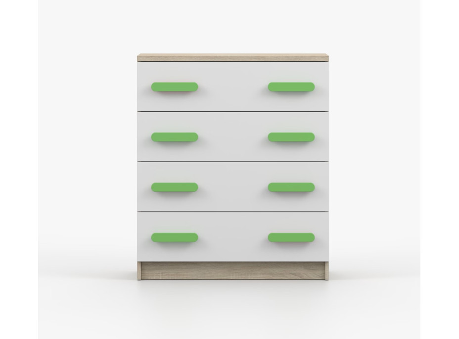 Komoda SMYK - dub sonoma/biela (viac variant)