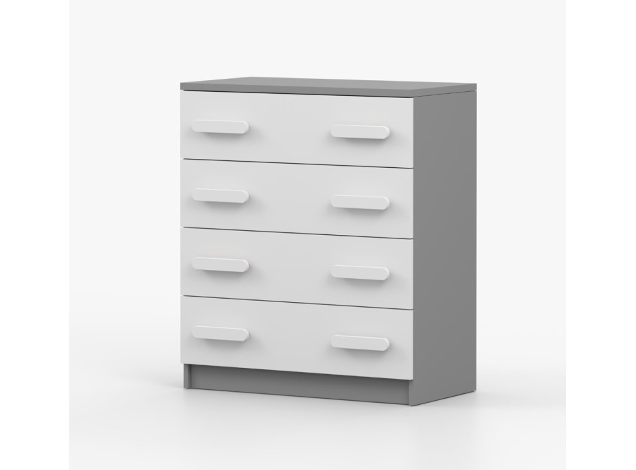 Komoda SMYK - šedá/biela (viac variant)