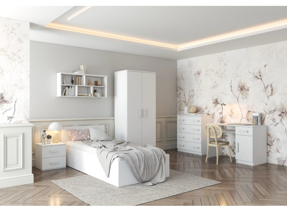 Posteľ SMYK II 200x90 cm - biela