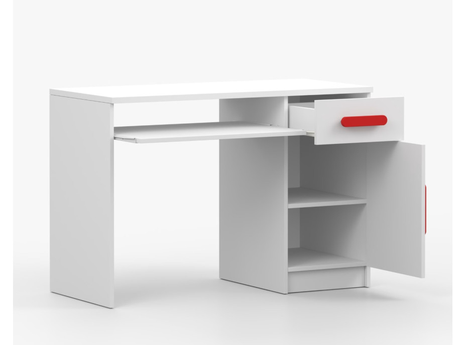 Písací stôl SMYK - biely (viac variant)