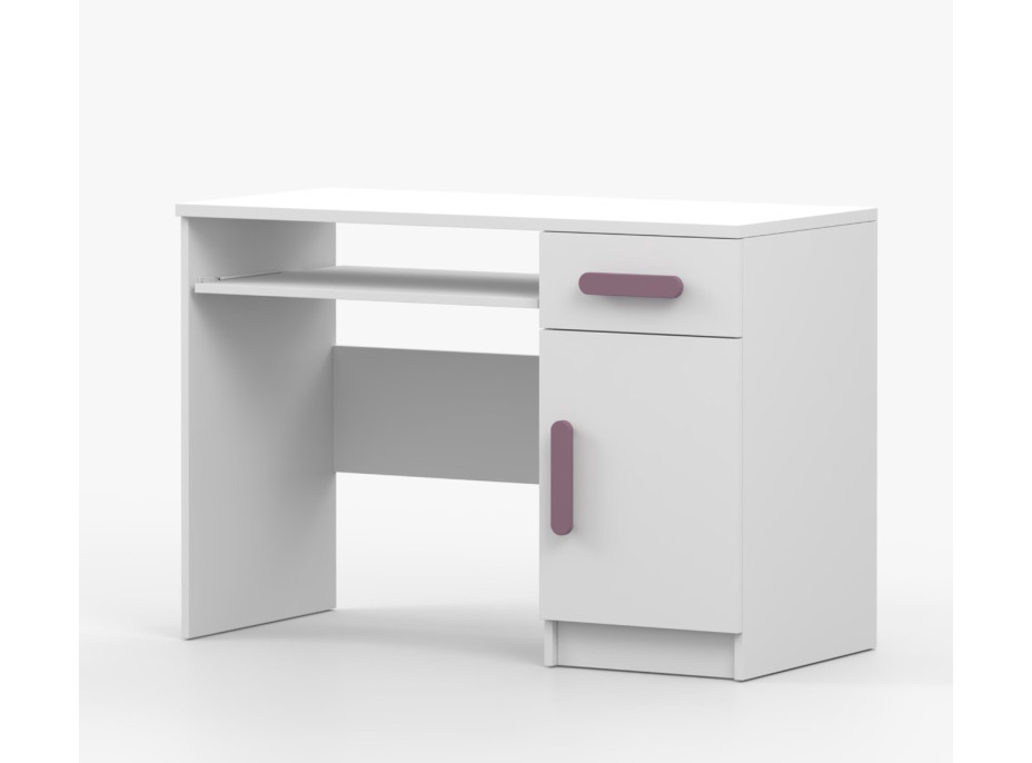 Písací stôl SMYK - biely (viac variant)