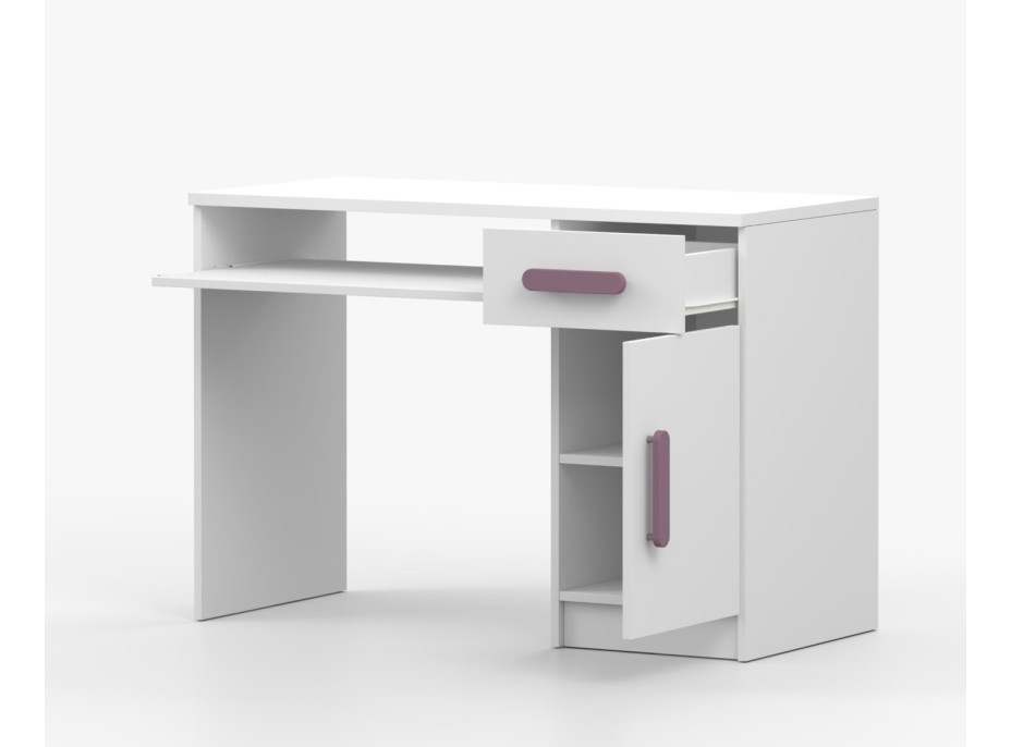 Písací stôl SMYK - biely (viac variant)