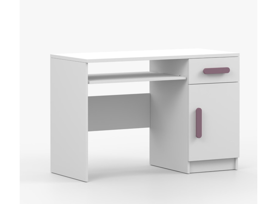 Písací stôl SMYK - biely (viac variant)