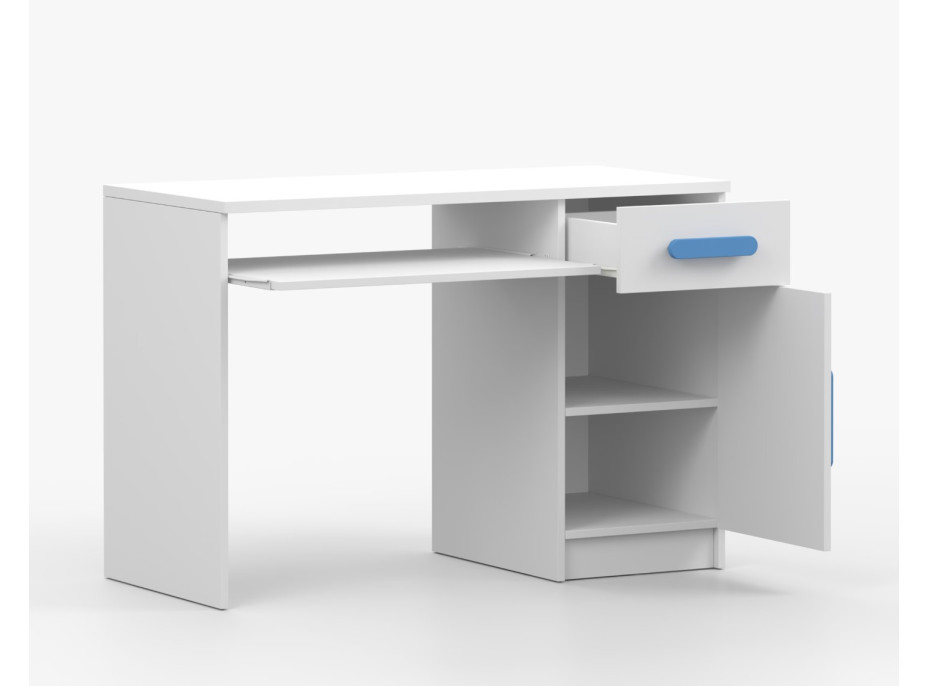 Písací stôl SMYK - biely (viac variant)