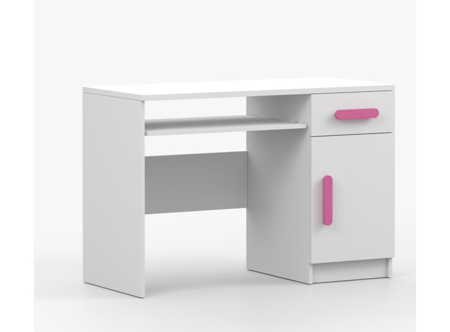 Písací stôl SMYK - biely (viac variant)