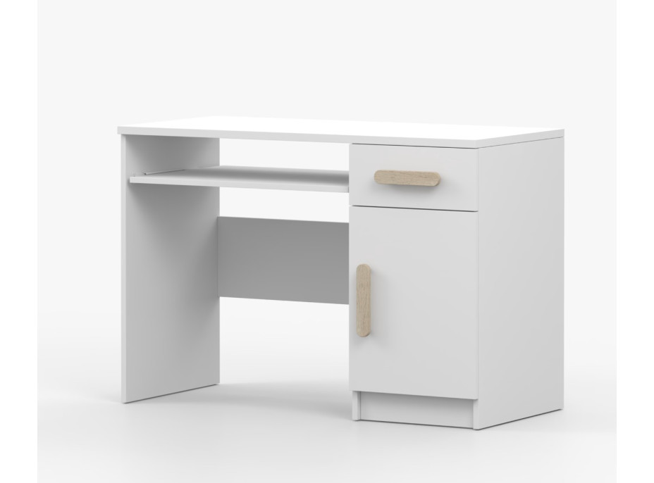 Písací stôl SMYK - biely (viac variant)