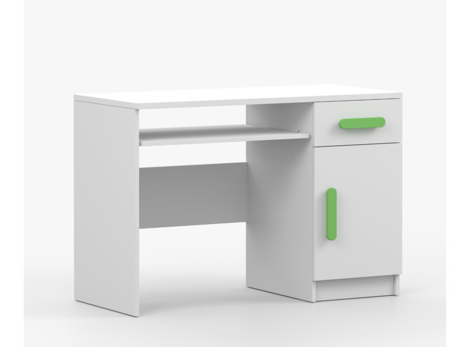 Písací stôl SMYK - biely (viac variant)