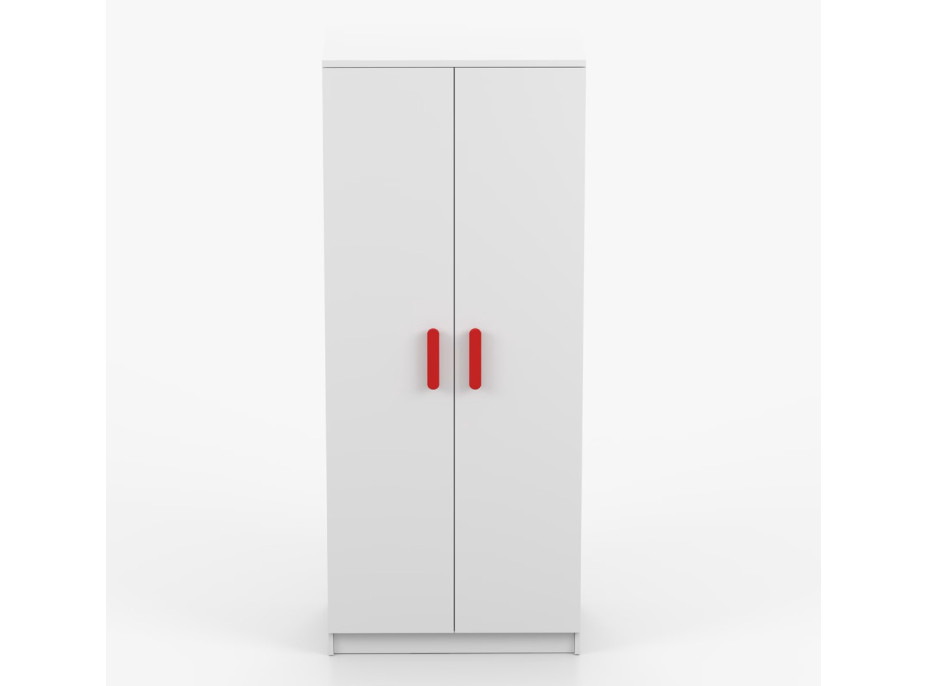 Šatníková skriňa SMYK 80 - biela (viac variant)