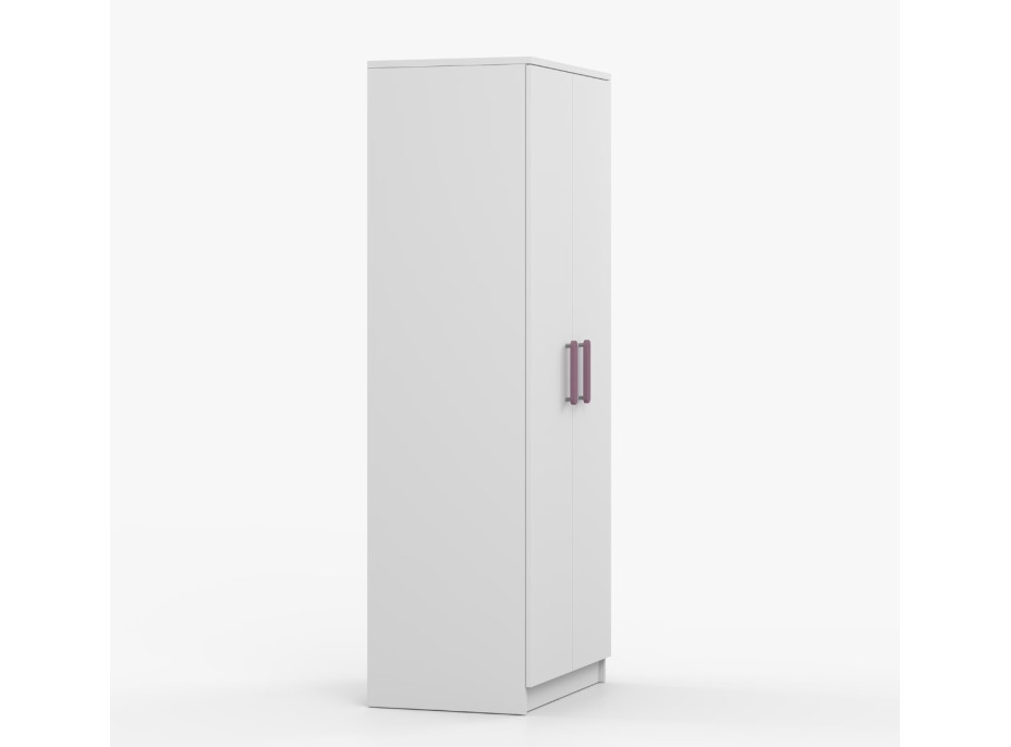 Šatníková skriňa SMYK 80 - biela (viac variant)