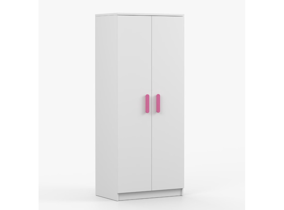 Šatníková skriňa SMYK 80 - biela (viac variant)