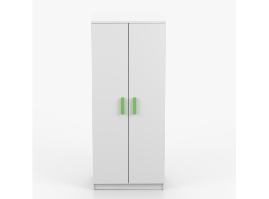 Šatníková skriňa SMYK 80 - biela (viac variant)