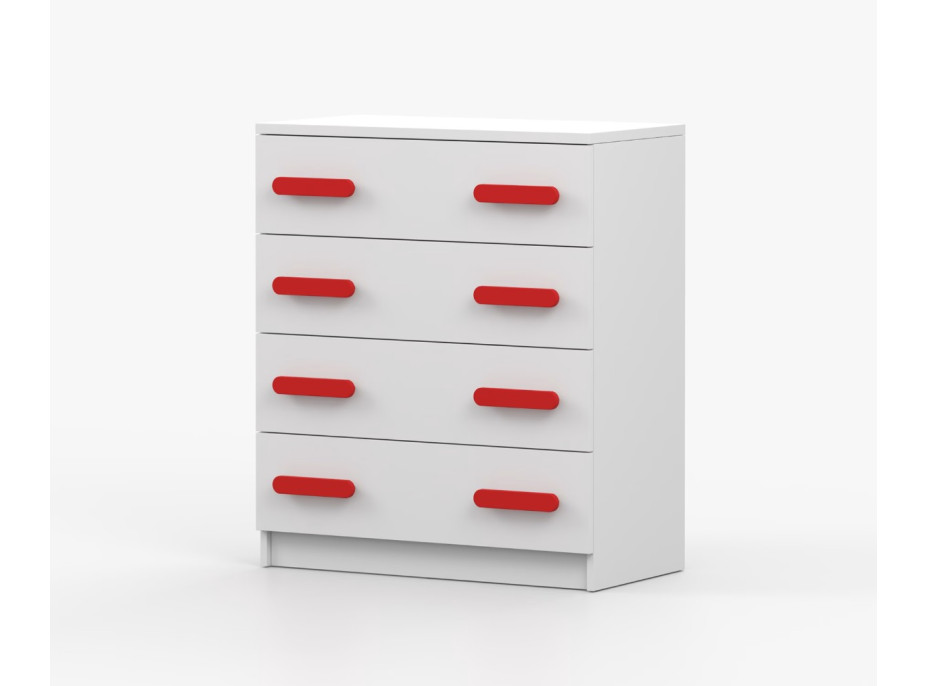 Komoda SCOUT - biela (8 variant)
