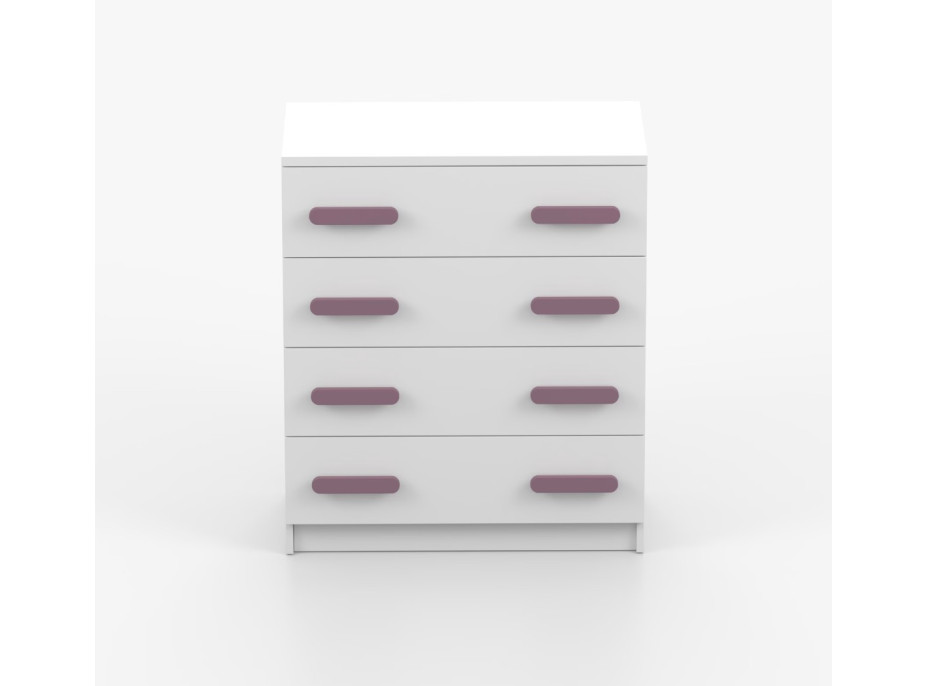 Komoda SCOUT - biela (8 variant)