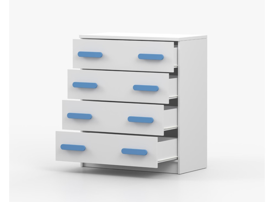 Komoda SCOUT - biela (8 variant)