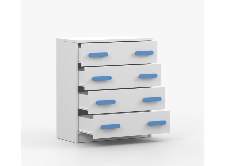 Komoda SCOUT - biela (8 variant)