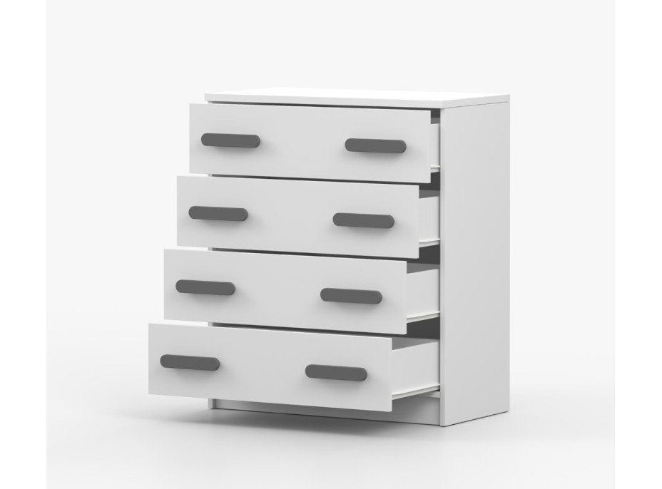 Komoda SCOUT - biela (8 variant)