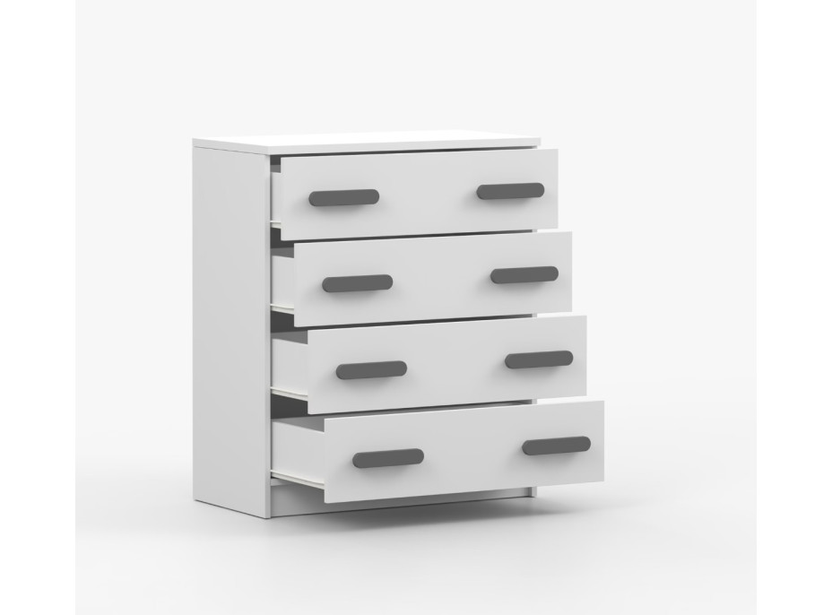 Komoda SCOUT - biela (8 variant)